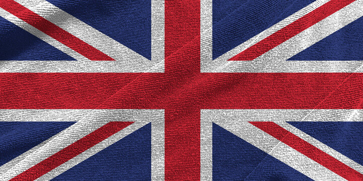 UK flag wave isolated  on png or transparent  background,Symbols of UK , template for banner,card,advertising ,promote, TV commercial, ads, web design, illustration