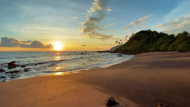 Sunset at Cola Beach, Goa - India