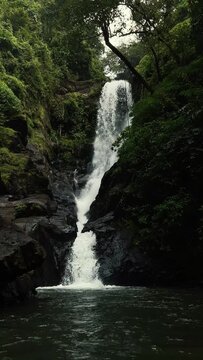 Savri Waterfall - Netravali wildlife sanctuary, Goa India 