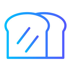 bread gradient icon