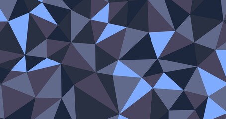 Abstract low poly triangles background. Wallpaper with colourful triangles.