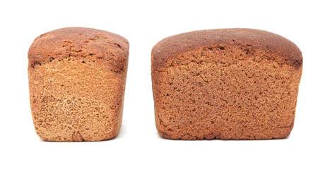 Bread isolated on white background.