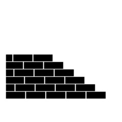  icons brickwork and building trowel illustration