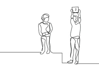 Children who received first and second prizes at the end of the competition. The second-placed child in the competition is more happy than the first-placed child.