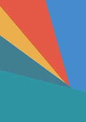 cool colorful abstract background design. blue background with triangle shapes