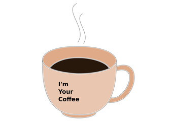 a cup of coffee