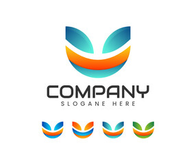 Abstract logo design template