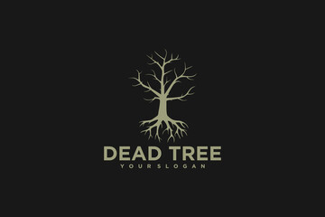 dead tree logo, tree logo, logo inspiration