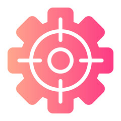 Obraz premium work gradient icon