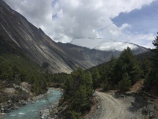 Amazing mountains landscape, high mountains, freedom 