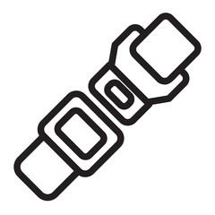 safety belt line icon