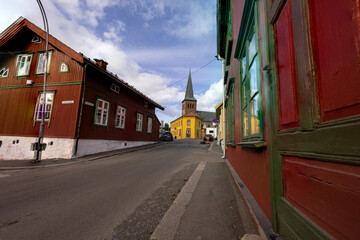 houses in the town, Kampen, Oslo, Norway