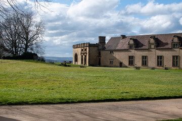 Fototapeta na wymiar Stables at Bolsover Castle in Derbyshire, UK