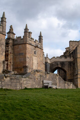 Fototapeta premium Exterior architecture of Bolsover Castle in Derbyshire, UK