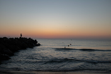 Fototapeta premium sunset over the sea