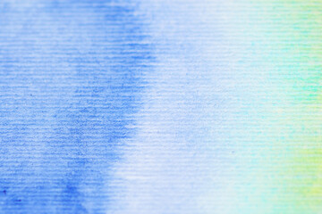 Blue Watercolor background on textured paper