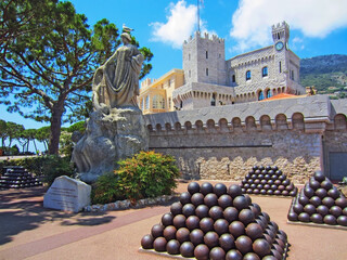 Prince's Palace of Monaco - obrazy, fototapety, plakaty