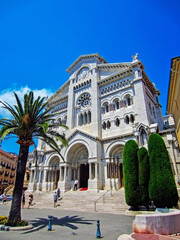Fototapeta na wymiar Cathedral in Monaco