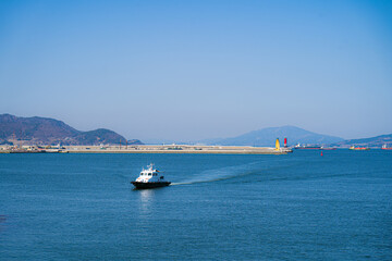 Obraz premium boats in the sea