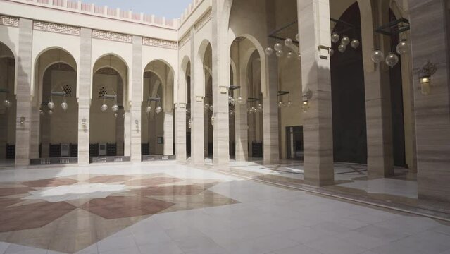 Inside Al Fateh Grand Mosque, Manama, Bahrain