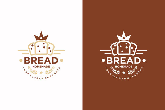 vintage bakery logo, logo inspiration for your business.