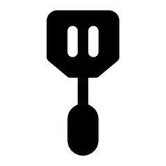 spatula glyph icon