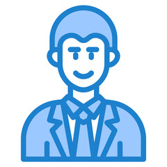avatar blue style icon