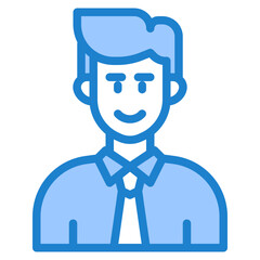avatar blue style icon