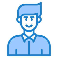 avatar blue style icon
