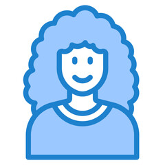 avatar blue style icon