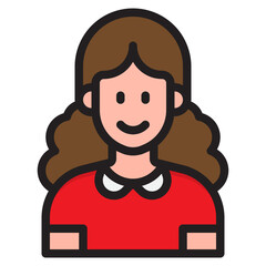 avatar color line style icon