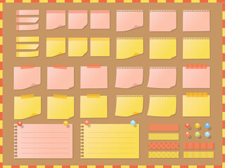 付箋（暖色系）