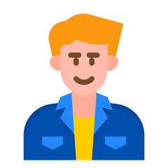 mechanic flat style icon