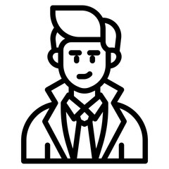 avatar outline style icon
