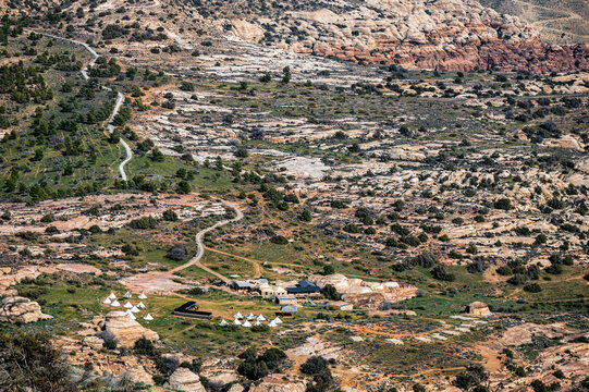 The Rumana Camp in Wadi Dana Protected Area, Jordan.