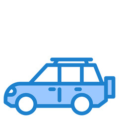 car blue style icon