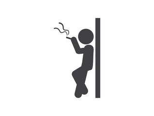 smoking person Smoking man , symbol
