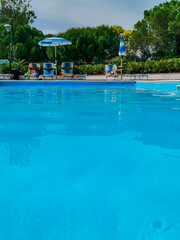 swimming pool in hotel , image taken in Porto recanati, macerata, marche, Italy