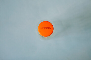 manufacturing date and expiration date on plastic bottle cap