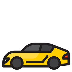car color line style icon