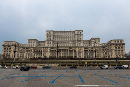 Palace of Parliament, Nicolae Ceaușescu palace in Bucharest, Romania