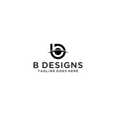 Obraz premium initial letter B logo design