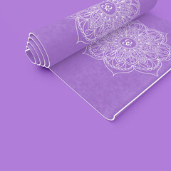 Yoga mat roll