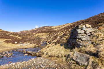 Fototapeta na wymiar Devil's Elblow, in the Scottish Highlands