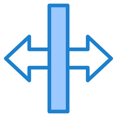 arrows blue style icon