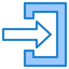 import blue style icon
