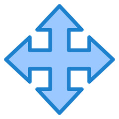 move blue style icon