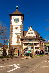 Fototapeta premium Spaziergang durch die Altstadt von Freiburg im Breisgau - Baden-Württemberg - Deutschland