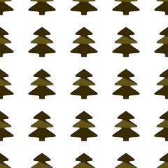 Seamless repeating image of a Christmas tree. Repeating patterns with Christmas trees. Background for postcards, banners, covers, albums, mobile screensavers, scrapbooking, advertising, blogs.