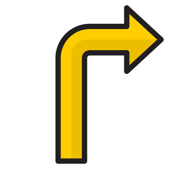 right color line style icon